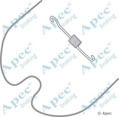 APEC BRAKING kit2029 -  Комплектующие, тормозная колодка